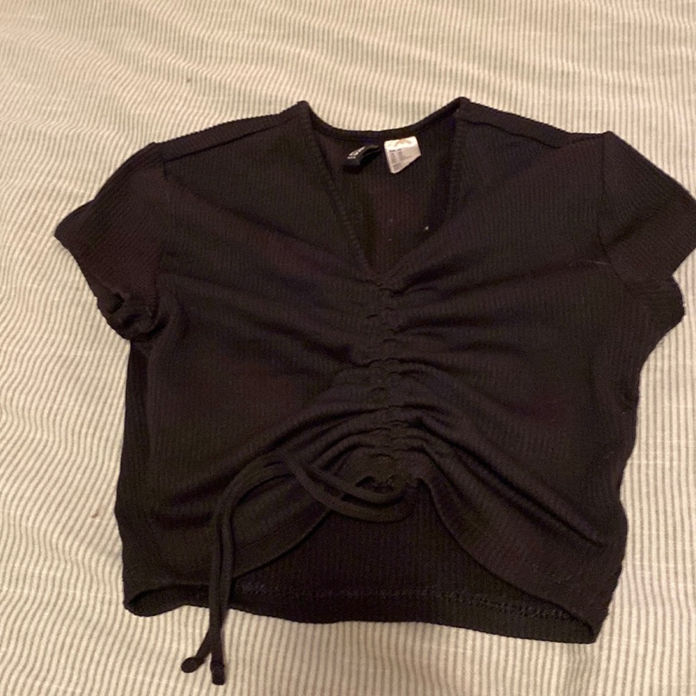 Forever 21 ruched crop top